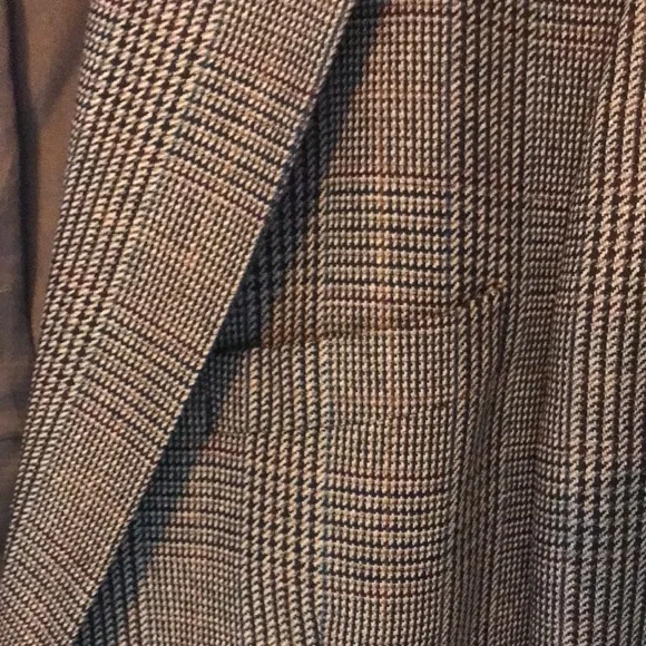 Ralph Lauren Brown herringbone tweed Blazer 46T sports coat Polo Vintage - Picture 10 of 16